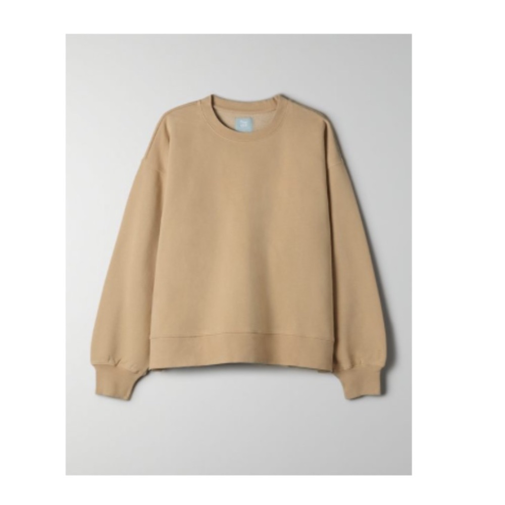 TNA Aritzia Cozy Fleece Boyfriend Crew Sweatshirt, Like New, Only Worn Once!